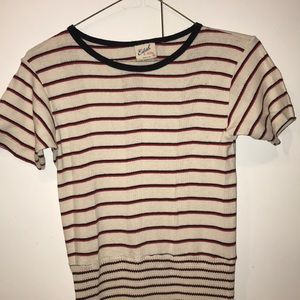 Edith Miller cream dress with stripes